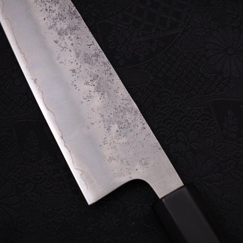 Bunka Silver Steel #3 Nashiji Buffalo Magnolia Handle 170mm-[Musashi]-[Couteaux de cuisine japonais]