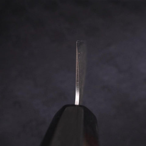 Bunka Silver Steel #3 Nashiji Buffalo Magnolia Handle 170mm-[Musashi]-[Couteaux de cuisine japonais]