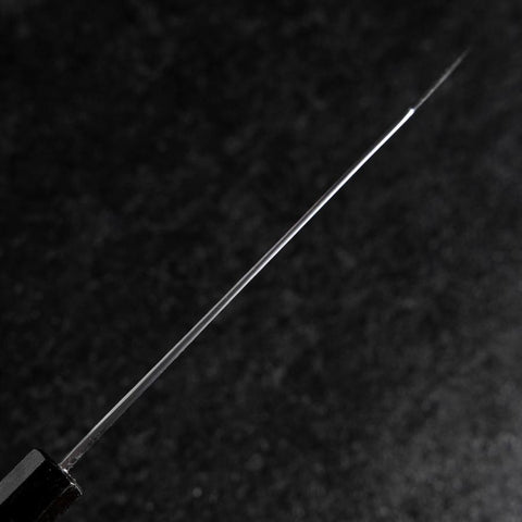 Bunka Silver Steel #3 Nashiji Damas Manche Urushi Bleu 175mm-[Musashi]-[Couteaux de cuisine japonais]