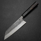 Bunka Silver Steel #3 Nashiji Manche Urushi Brûlé 170mm-[Musashi]-[Couteaux de cuisine japonais]