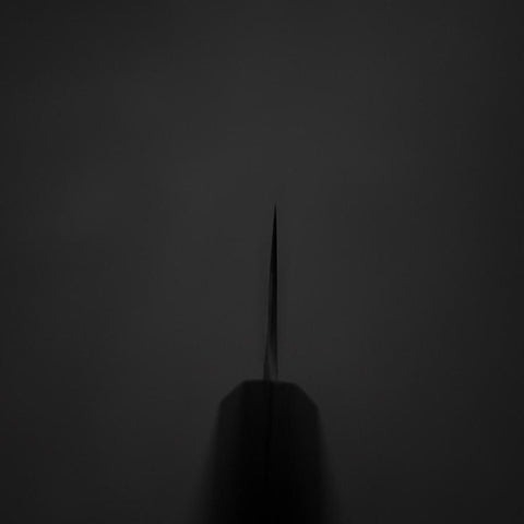 Bunka Silver Steel #3 Nashiji Manche Urushi Brûlé 170mm-[Musashi]-[Couteaux de cuisine japonais]