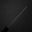 Bunka Silver Steel #3 Nashiji Manche Urushi Brûlé 170mm-[Musashi]-[Couteaux de cuisine japonais]