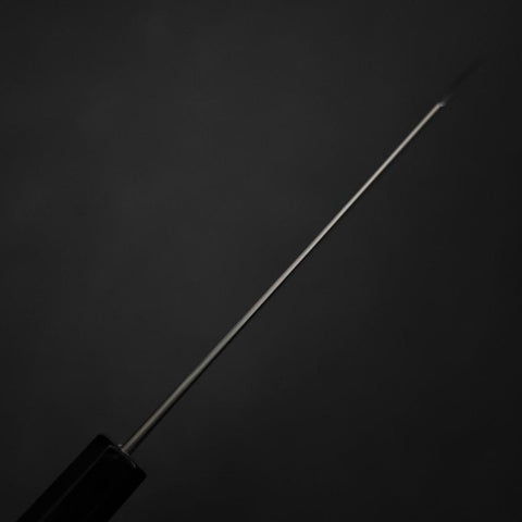 Bunka Silver Steel #3 Nashiji Manche Urushi Brûlé 170mm-[Musashi]-[Couteaux de cuisine japonais]