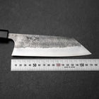 Bunka Silver Steel #3 Nashiji Manche Urushi Brûlé 170mm-[Musashi]-[Couteaux de cuisine japonais]