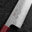 Bunka Silver Steel #3 Nashiji Manche Urushi Pourpre 170mm-[Musashi]-[Couteaux de cuisine japonais]