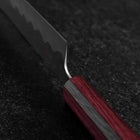 Bunka Silver Steel #3 Nashiji Manche Urushi Pourpre 170mm-[Musashi]-[Couteaux de cuisine japonais]