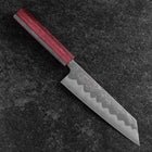 Bunka Silver Steel #3 Nashiji Manche Urushi Pourpre 170mm-[Musashi]-[Couteaux de cuisine japonais]