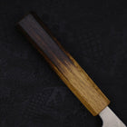 Bunka Silver Steel #3 Nashiji Manche Yaki Urushi 170mm-[Musashi]-[Couteaux de cuisine japonais]