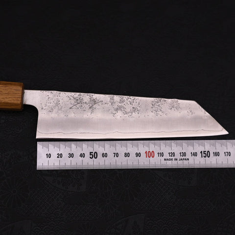 Bunka Silver Steel #3 Nashiji Manche Yaki Urushi 170mm-[Musashi]-[Couteaux de cuisine japonais]