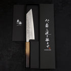 Bunka Silver Steel #3 Nashiji Manche Yaki Urushi 170mm-[Musashi]-[Couteaux de cuisine japonais]