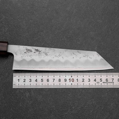 Bunka Silver Steel #3 Nashiji Manche en Noyer et Bois de Rose 170mm-[Musashi]-[Couteaux de cuisine japonais]