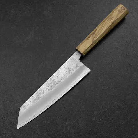 Bunka Silver Steel #3 Nashiji Manche en Olivier 175mm-[Musashi]-[Couteaux de cuisine japonais]