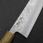 Bunka Silver Steel #3 Nashiji Manche en Olivier 175mm-[Musashi]-[Couteaux de cuisine japonais]