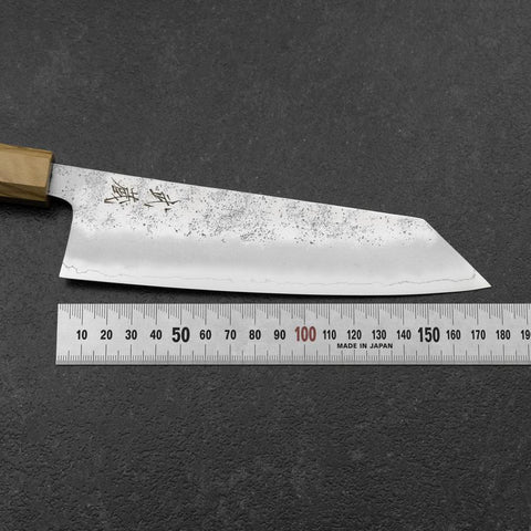 Bunka Silver Steel #3 Nashiji Manche en Olivier 175mm-[Musashi]-[Couteaux de cuisine japonais]