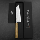 Bunka Silver Steel #3 Nashiji Manche en Olivier 175mm-[Musashi]-[Couteaux de cuisine japonais]