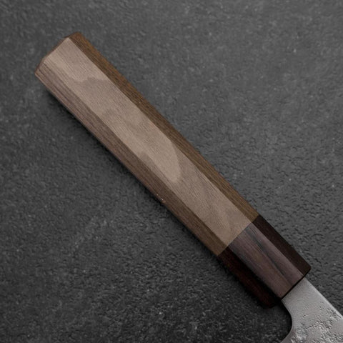 Bunka Silver Steel #3 Nashiji Shitan&Walnut Handle 170mm (6.7”)-[Musashi]-[Japanese-Kitchen-Knives]