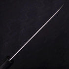 Bunka Silver Steel #3 Nickel en Vagues Damas Manche en Buffle et Ébène 170mm-[Musashi]-[Couteaux de cuisine japonais]