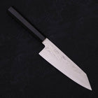 Bunka Silver Steel #3 Nickel en Vagues Damas Manche en Buffle et Ébène 170mm-[Musashi]-[Couteaux de cuisine japonais]