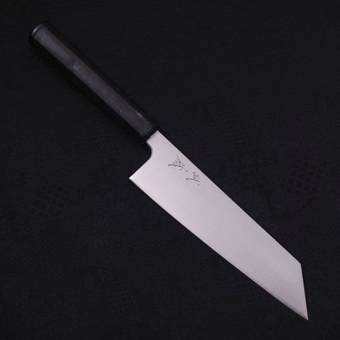 Bunka Silver Steel #3 Poli Manche Océan Noir 170mm-[Musashi]-[Couteaux de cuisine japonais]