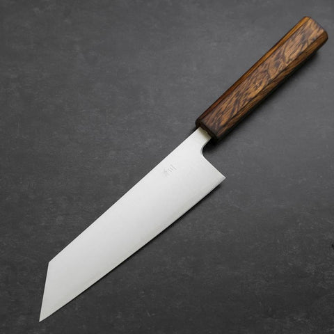 Bunka Silver Steel #3 Poli Manche Sumi Urushi 170mm-[Musashi]-[Couteaux de cuisine japonais]