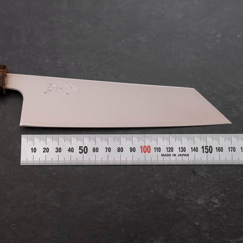 Bunka Silver Steel #3 Poli Manche Sumi Urushi 170mm-[Musashi]-[Couteaux de cuisine japonais]