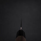 Bunka Silver Steel #3 Poli Manche en Buffle et Noyer 155mm-[Musashi]-[Couteaux de cuisine japonais]