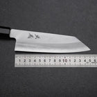 Bunka Silver Steel #3 Poli Manche en Buffle et Noyer 155mm-[Musashi]-[Couteaux de cuisine japonais]