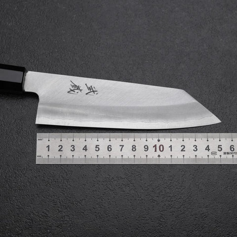 Bunka Silver Steel #3 Poli Manche en Buffle et Noyer 155mm-[Musashi]-[Couteaux de cuisine japonais]