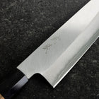 Bunka Silver Steel #3 Polished Buffalo Walnut Handle 170mm (6.7”)-[Musashi]-[Japanese-Kitchen-Knives]