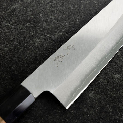 Bunka Silver Steel #3 Poli Manche en Buffle et Noyer 170mm-[Musashi]-[Couteaux de cuisine japonais]