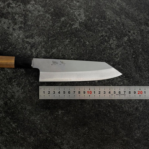 Bunka Silver Steel #3 Polished Buffalo Walnut Handle 170mm (6.7”)-[Musashi]-[Japanese-Kitchen-Knives]