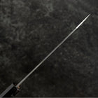 Bunka Silver Steel #3 Polished Buffalo Walnut Handle 170mm (6.7”)-[Musashi]-[Japanese-Kitchen-Knives]