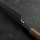 Bunka Silver Steel #3 Polished Buffalo Walnut Handle 170mm (6.7”)-[Musashi]-[Japanese-Kitchen-Knives]