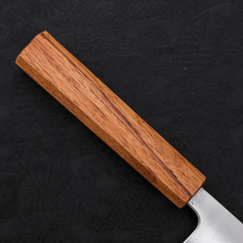 Bunka Silver Steel #3 Poli Manche en Chêne 170mm-[Musashi]-[Couteaux de cuisine japonais]