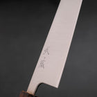 Bunka Silver Steel #3 Polished Sumi Urushi Handle 170mm-[Musashi]-[Couteaux de cuisine japonais]