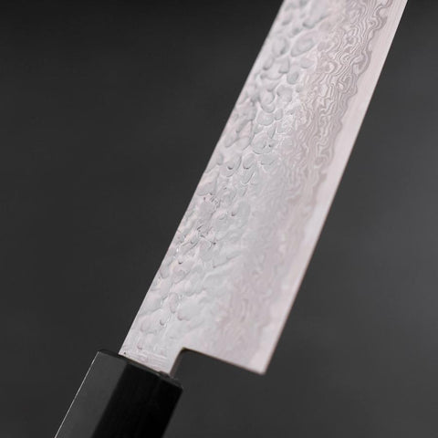 Bunka Silver Steel #3 Tsuchime Damas Manche en Noyer 150mm-[Musashi]-[Couteaux de cuisine japonais]