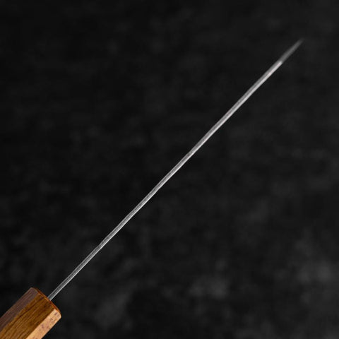 Bunka Sweden Stainless Steel Nashiji Washi Damas Manche Yaki Urushi 170mm-[Musashi]-[Couteaux de cuisine japonais]