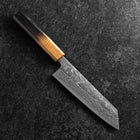 Bunka Sweden Stainless Steel Nashiji Washi Damas Manche Yaki Urushi 170mm-[Musashi]-[Couteaux de cuisine japonais]