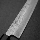Bunka Sweden Steel Nashiji Washi Damas Manche en Noyer et Bois de Rose 170mm-[Musashi]-[Couteaux de cuisine japonais]