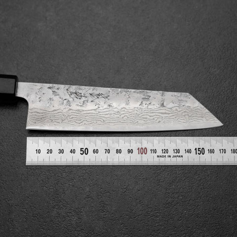 Bunka Sweden Steel Nashiji Washi Damas Manche en Noyer et Bois de Rose 170mm-[Musashi]-[Couteaux de cuisine japonais]