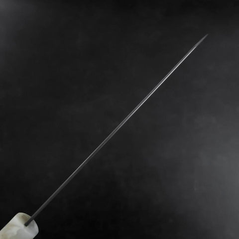 Bunka VG-10 Damas Manche Océan Blanc et Bleu 180mm-[Musashi]-[Couteaux de cuisine japonais]