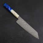 Bunka VG-10 Damas Manche Océan Blanc et Bleu 180mm-[Musashi]-[Couteaux de cuisine japonais]