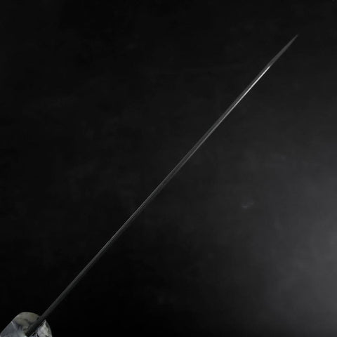 Bunka VG-10 Damas Manche Océan Mélange Bleu et Blanc 165mm-[Musashi]-[Couteaux de cuisine japonais]