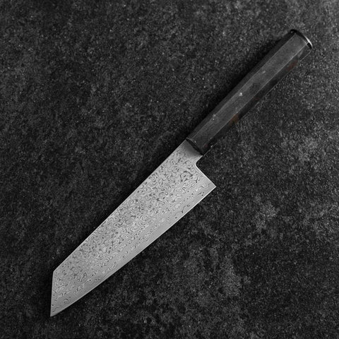 Bunka VG-10 Damas Manche Océan Noir 165mm-[Musashi]-[Couteaux de cuisine japonais]