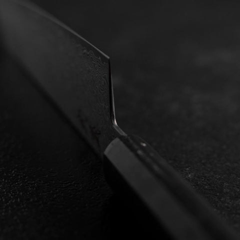 Bunka VG-10 Damas Manche Océan Noir 165mm-[Musashi]-[Couteaux de cuisine japonais]