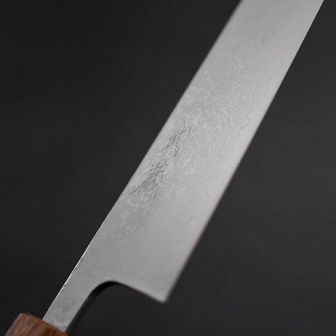 Bunka VG-10 Damas Manche Yaki Urushi 170mm-[Musashi]-[Couteaux de cuisine japonais]