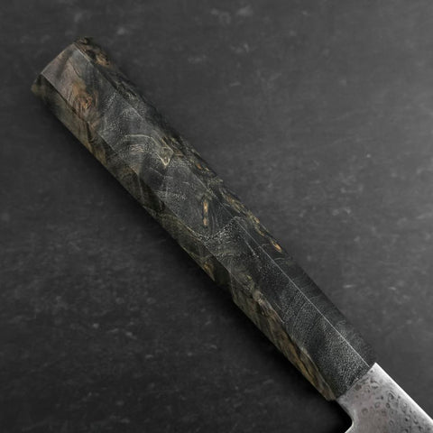 Bunka VG-10 Damas Manche en Bois de Bouleau Gris 180mm-[Musashi]-[Couteaux de cuisine japonais]