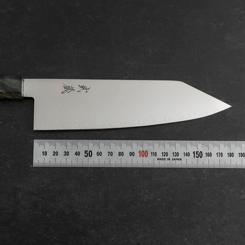 Bunka VG-10 Damas Manche en Bois de Bouleau Gris 180mm-[Musashi]-[Couteaux de cuisine japonais]