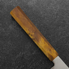 Bunka VG-10 Damas Manche en Bois de Bouleau Jaune-Brun 180mm-[Musashi]-[Couteaux de cuisine japonais]