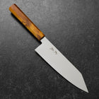 Bunka VG-10 Damas Manche en Bois de Bouleau Jaune-Brun 180mm-[Musashi]-[Couteaux de cuisine japonais]